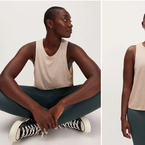 Girlfriend Collective Florence Tank in Dune